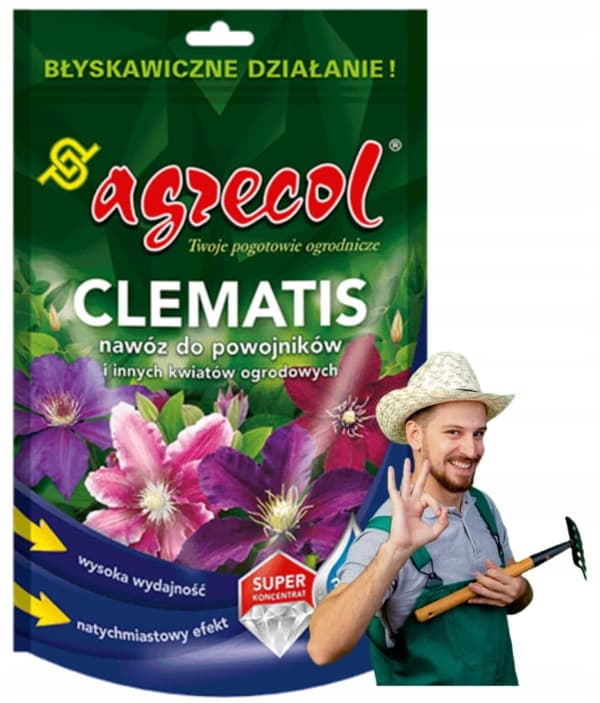 Kristallgödsel för klematis och trädgårdsblommor 350g