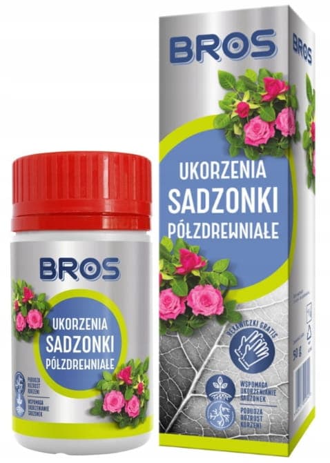 Bros Rothjälpmedel för halvvediga sticklingar 50g Optimalt stöd för rotning