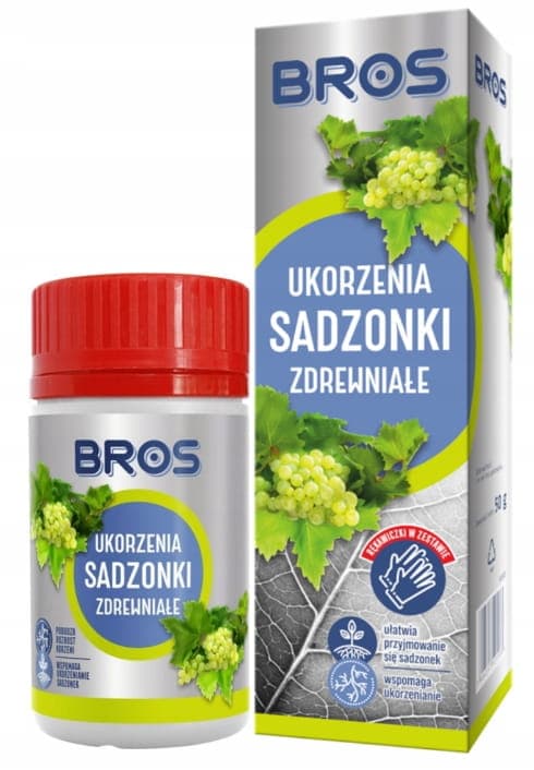 Bros Rothjälpmedel för vedartade sticklingar 50g Optimalt stöd för rotning