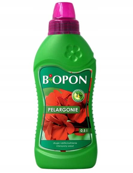 Flytande gödselmedel för pelargoner 500ml Lång och riklig blomning
