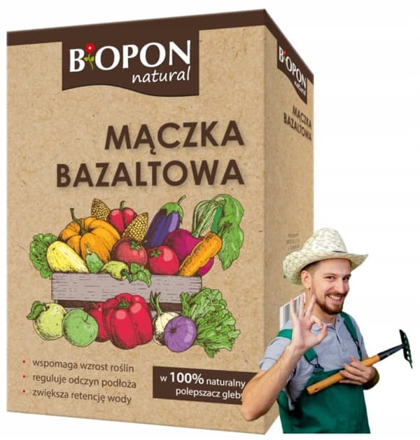 Basalttijauho 1,2 kg Luonnollinen maanparannusaine