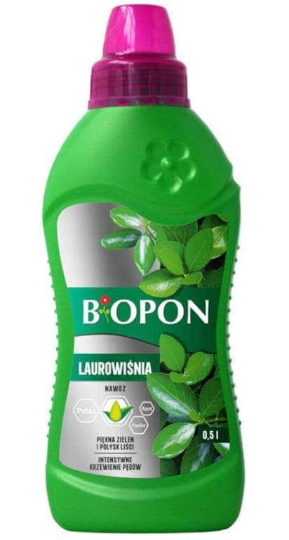 Mineralgödsel för körsbärsbär, lagerblad 500ml. Hälsosam tillväxt och intensiv grönhet.