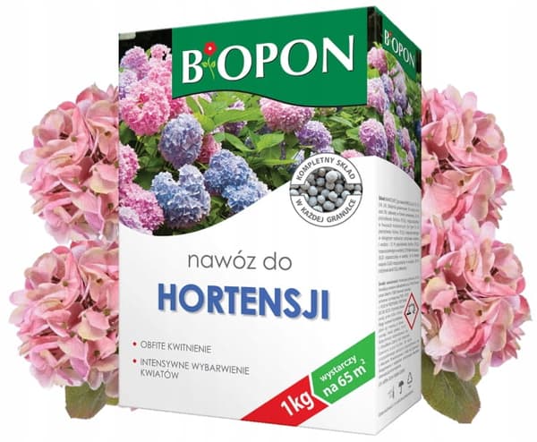 Hortensia flerkomponentgødning 1 kg Rigelig blomstring og sund vækst