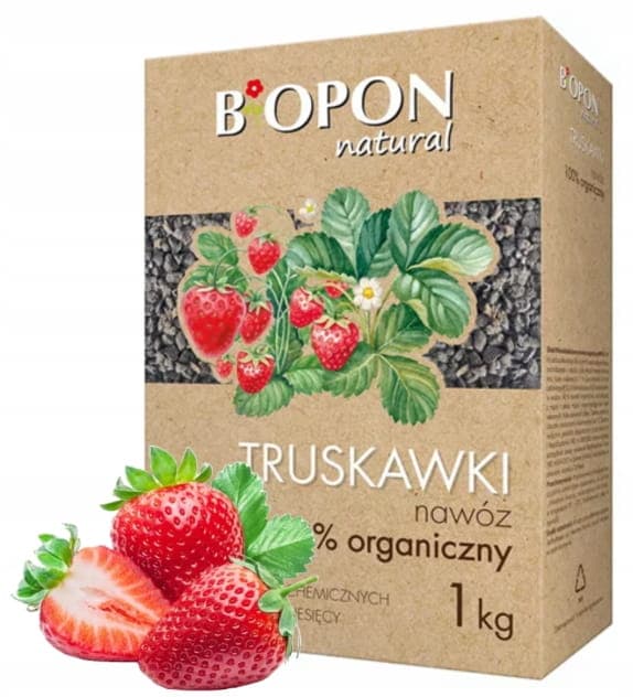 Økologisk jordbærgødning 1 kg naturlig vækst og frugtsætning