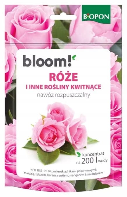 Lösligt gödningsmedel för rosor, blommande blommor 200g frodig långblommande