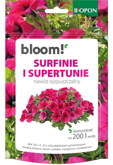 Lösligt gödningsmedel för surfinia och supertunia 200 g Lättsmält