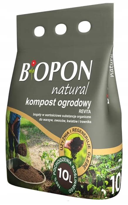 Revita 10L trädgårdskompost för grönsaker, frukt, buskar och gräsmatta