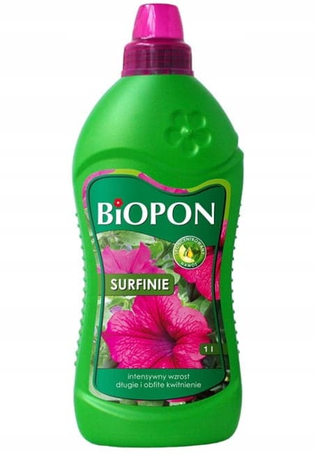 Biopon-lannoite surfinioille 1L Optimaalinen kasvu ja runsas kukinta