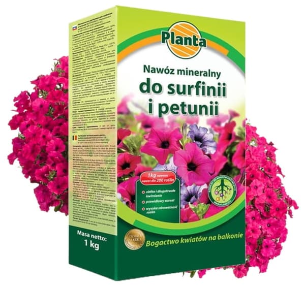 Lannoite surfinioille ja petunioille 1 kg Mineraali-intensiivinen kukinta