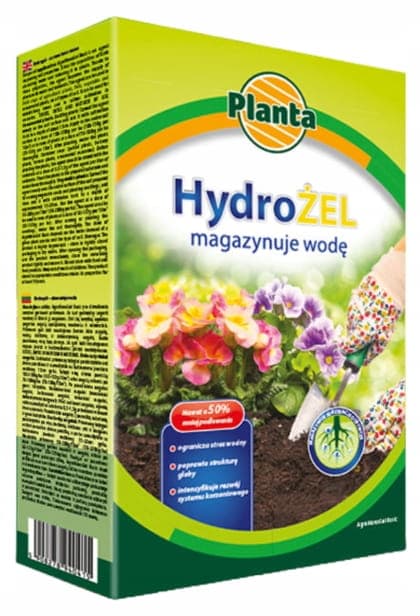 Hydrogel forbedrer jordens egenskaber 250 g Opbevarer vand