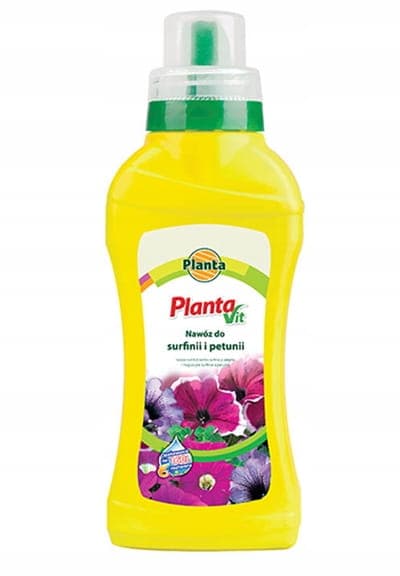 Gödselmedel för surfinior och petunior 0,4 l Intensiv och lång blomning