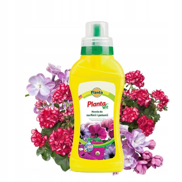 Gödselmedel för surfinior och petunior 0,4 l Intensiv och lång blomning