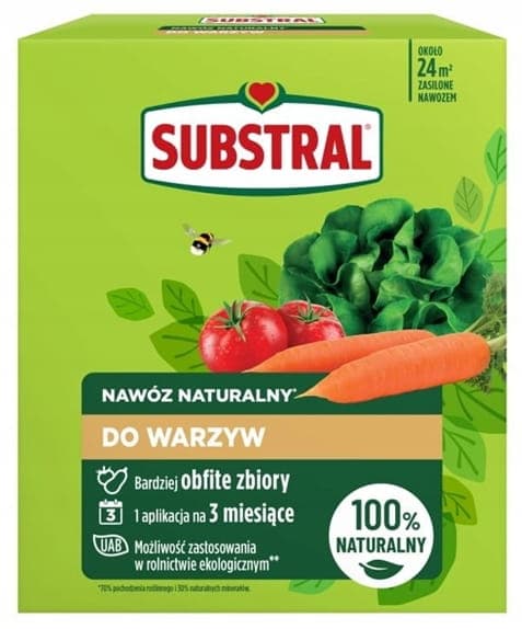 Luonnonmukainen lannoite vihanneksille 1,2 kg Terveelliset vihannekset, runsas sato
