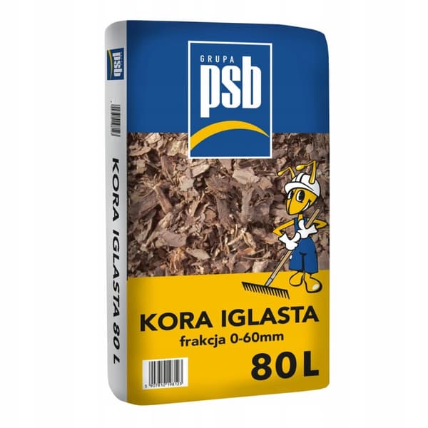 Barrträd för tallbark 80L 0-60mm PSB