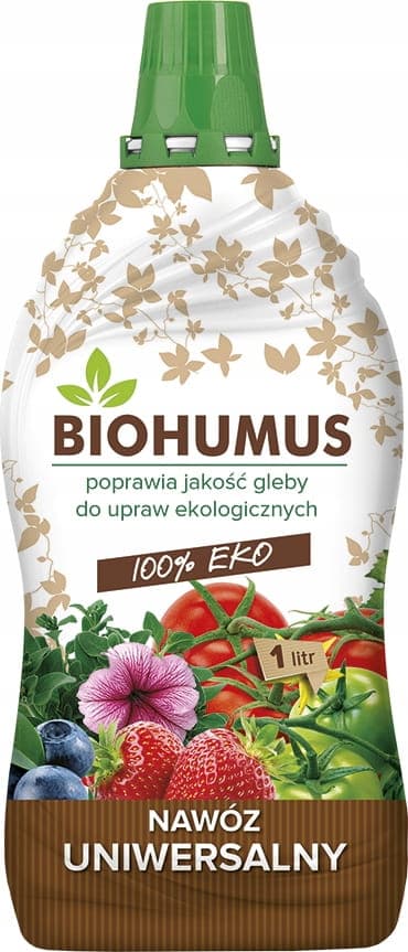 Biohumus EKO universalgödsel för blommor och växter 1 l