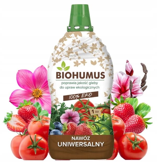 Biohumus EKO universalgödsel för blommor och växter 1 l