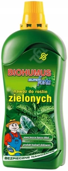 Naturlig gødning til grønne planter Biohumus 1,2L