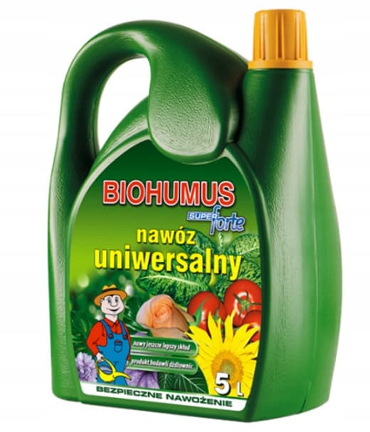 Universalgödsel naturlig biohumus forte flytande 5 l