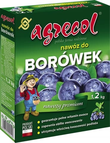 Granuleret blåbær- og blåbærgødning 1,2 kg