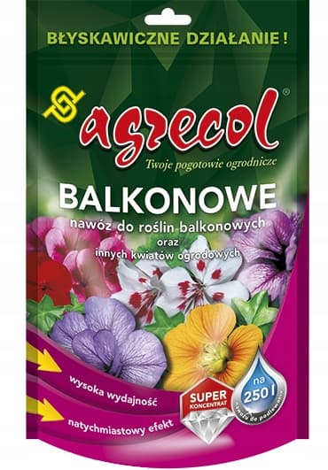 Gödselmedel för balkongväxter och trädgårdsblommor 250 g