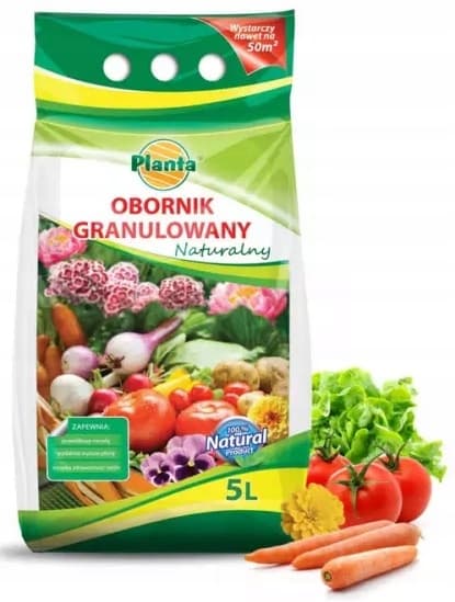 Granulerad naturgödsel BIO 5 l
