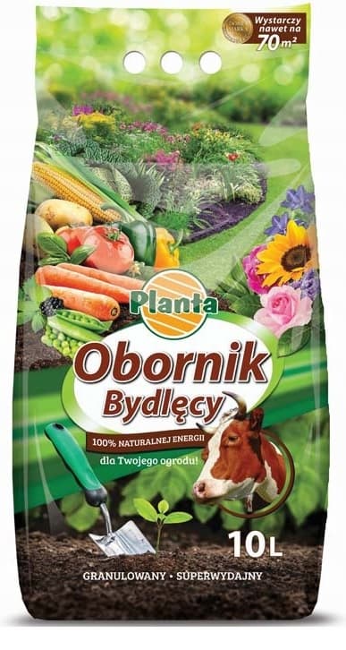 Karjanlanta, luonnollinen rakeistettu lannoite 10 l