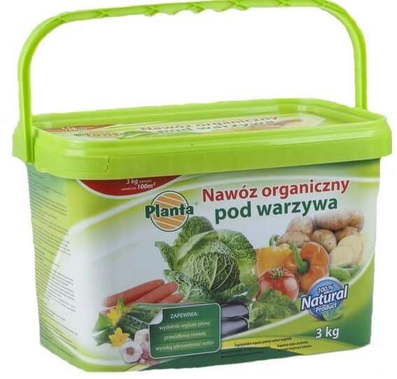 Granulerat gödselmedel för grönsaker ekologiskt 3 kg