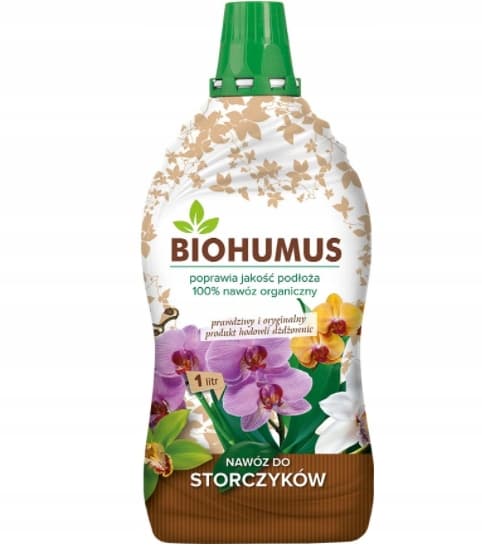Biohumusgödsel för orkidéer och blommande växter 1 l