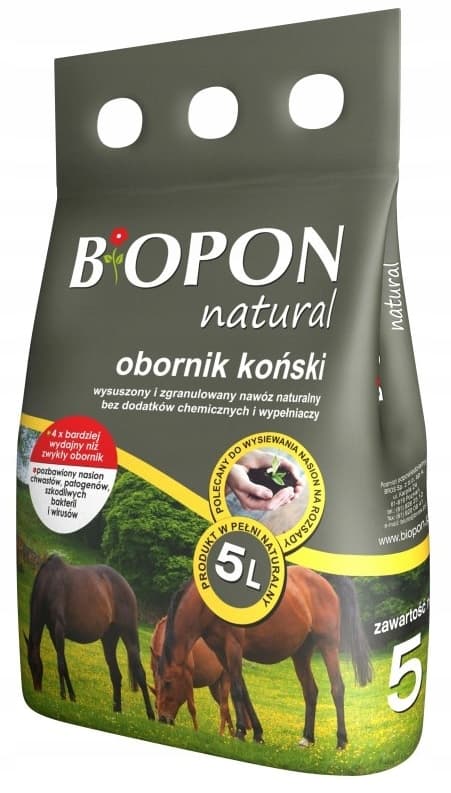 Naturgödsel hästgödsel granulerad 5 l