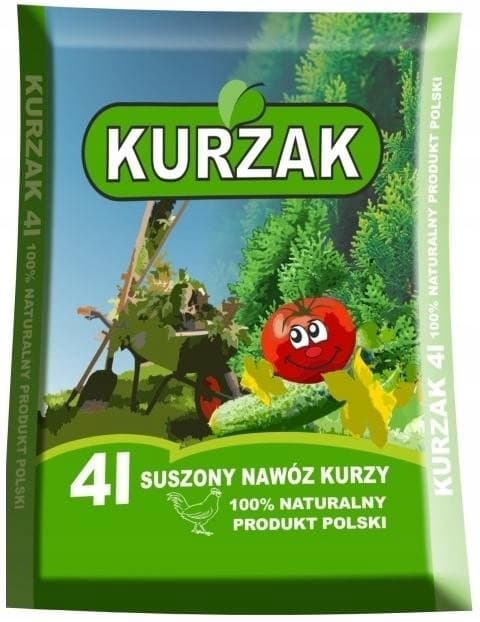 Kurzak kuivattu luonnonmukainen lannoite 4L