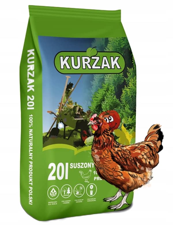 Kurzak tørret naturgødning 20L
