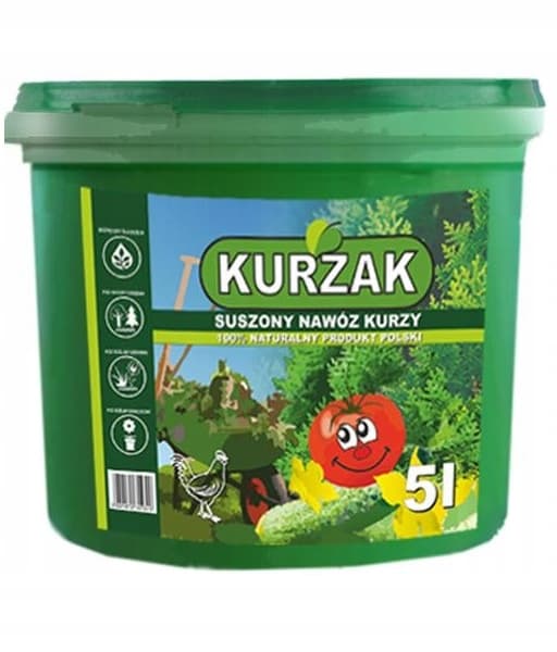 Kurzak torkad naturlig gödsel 5L