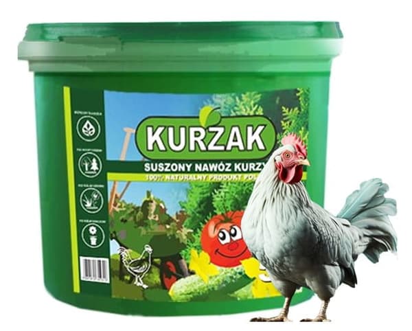 Torkad Kurzak naturlig gödselgödsel effektiv 10l