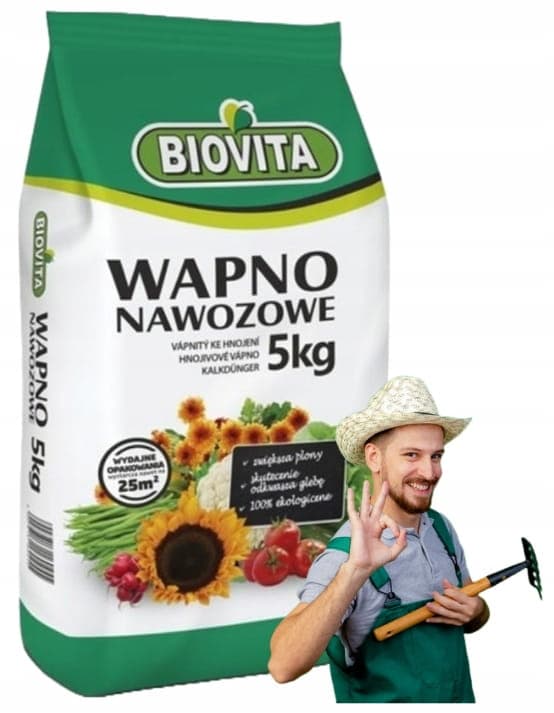 Luonnollinen kalkkilannoite 5 kg