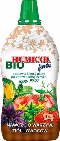 Biohumusgödsel för grönsaker, örter och frukt 1 l