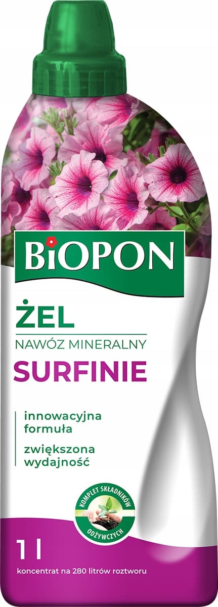 Mineraalilannoite surfinia-hoitoaineelle geelimuodossa 1 l