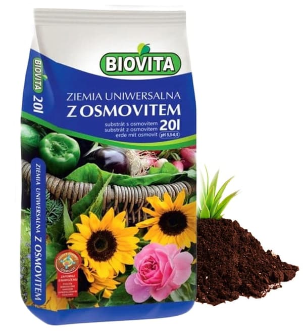 Universaljord för blommor med Osmovit 20L