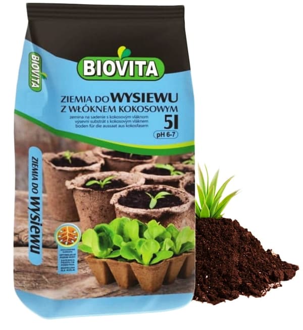 Jordsåbädd med kokosfiber 5l