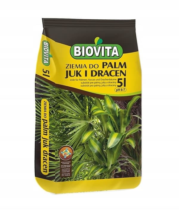 Jordsubstrat för yucca- och dracaenapalmer 5L
