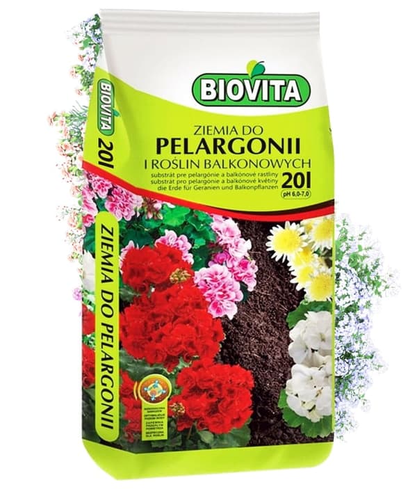 Jord för pelargoner och balkongväxter 20L