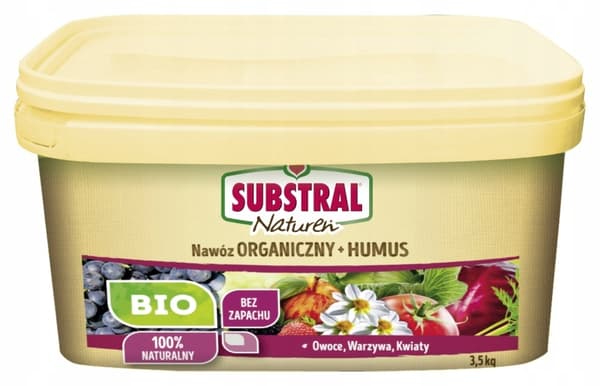 Naturligt organiskt gödselmedel med humus 3,5 kg