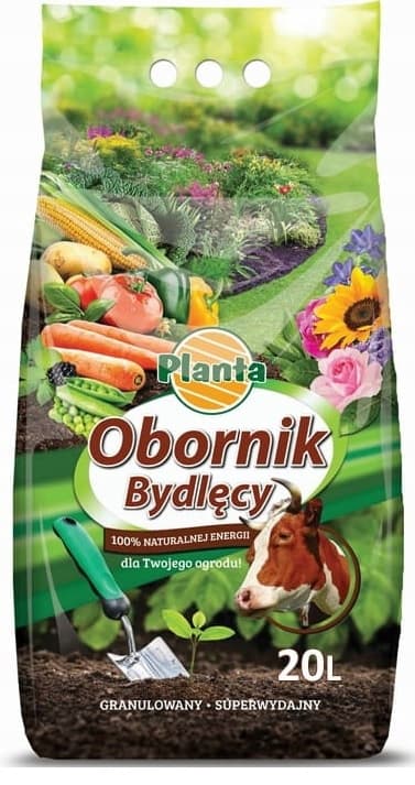 Naturgödsel, boskapsgödsel, torkad, 20 l
