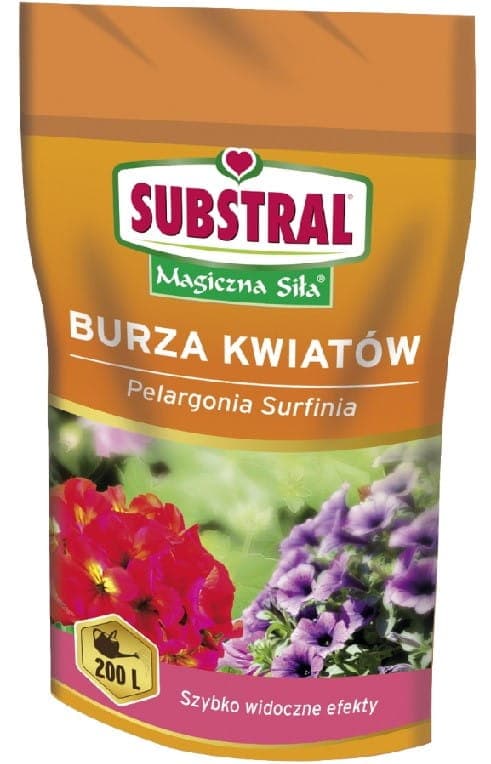 Gødning til pelargonier og surfiniaer Flower Storm 200 g