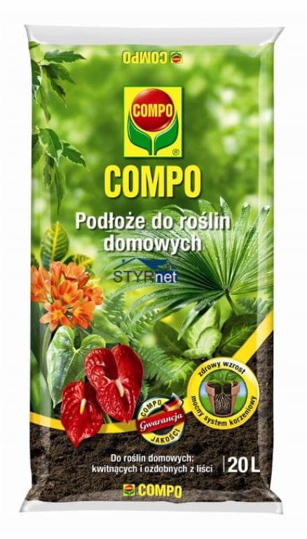 Compo-substrat för gröna krukväxter 20 l