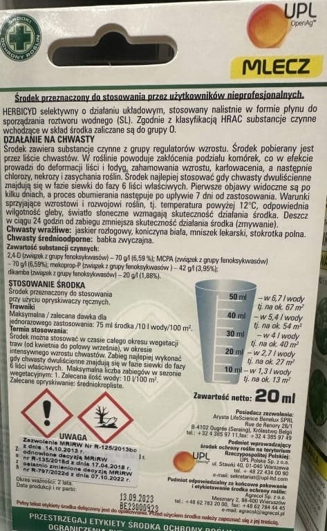 Maskros gräsmatta ogräsmedel 20 ml