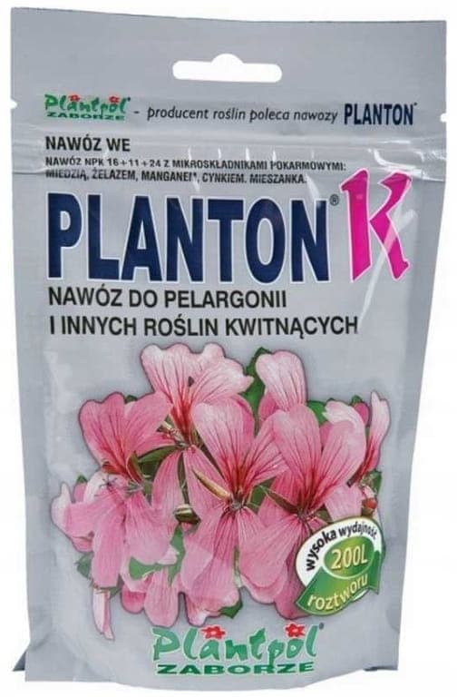Flerkomponentgødning til pelargonier og blomstrende planter 200 g