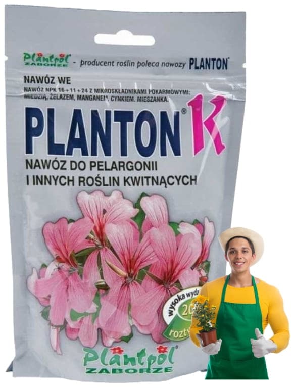 Flerkomponentgødning til pelargonier og blomstrende planter 200 g