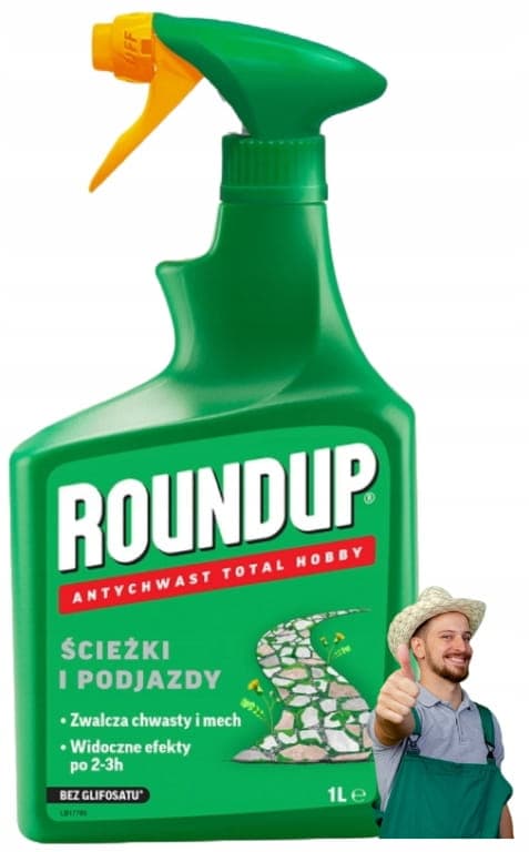 Ogräsmedel för trottoarer och uppfarter 1L spray Roundup