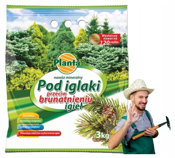 Gödselmedel mot brunfärgning av barr 3 kg Högkoncentrerat magnesiumsulfat