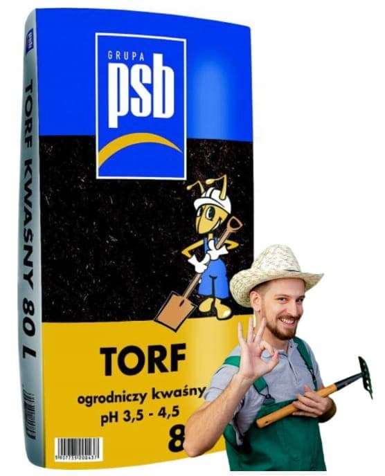 Trädgårdstorv 80L Perfekt substrat för växter pH 3,5 - 4,5